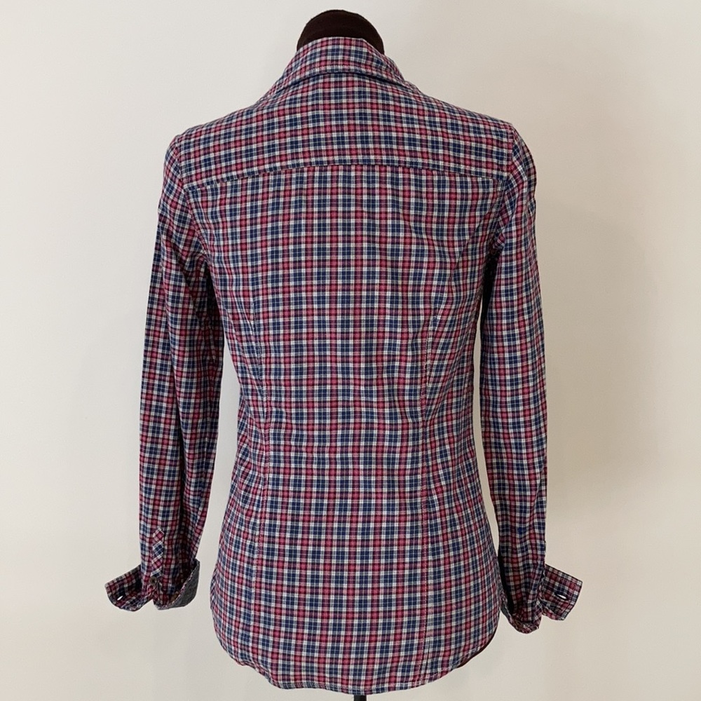 GH Bass&CO plaid buttoned shirt size XS - Picture 3 of 16